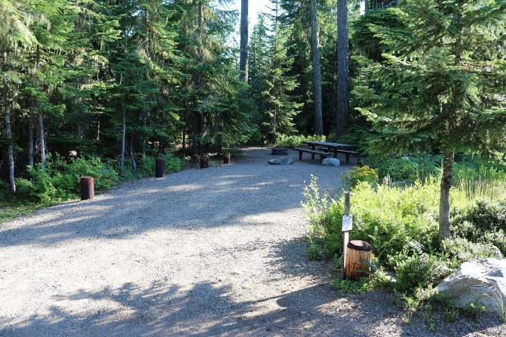 Camping in Washingtons Kachess Campground.